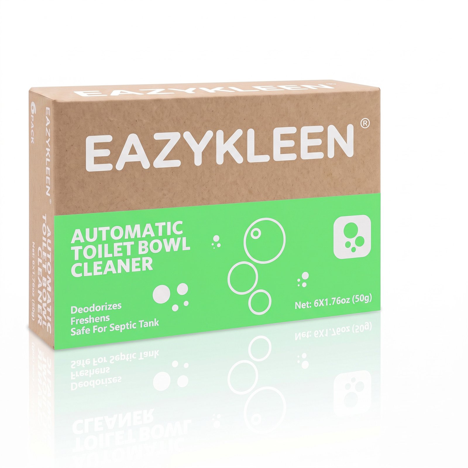 toilet bowl cleaner tablets green
